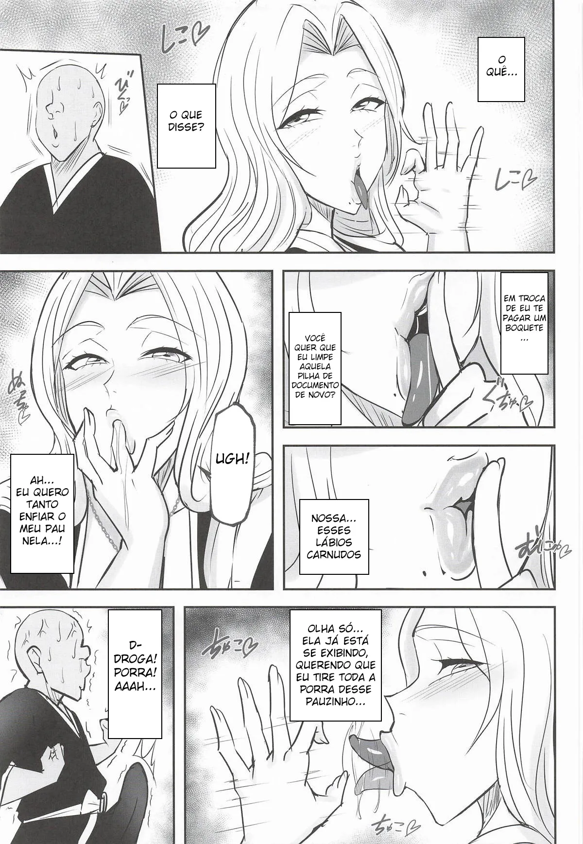 Amari ni mo Seiyoku ga Tsuyosugiru Onna Joukan ni Shiboritorareru Hon (Hentai Bleach)