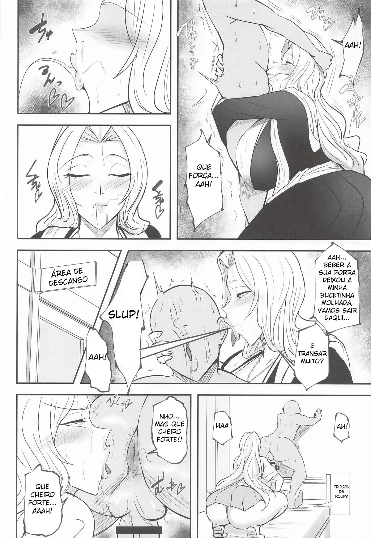 Amari ni mo Seiyoku ga Tsuyosugiru Onna Joukan ni Shiboritorareru Hon (Hentai Bleach)