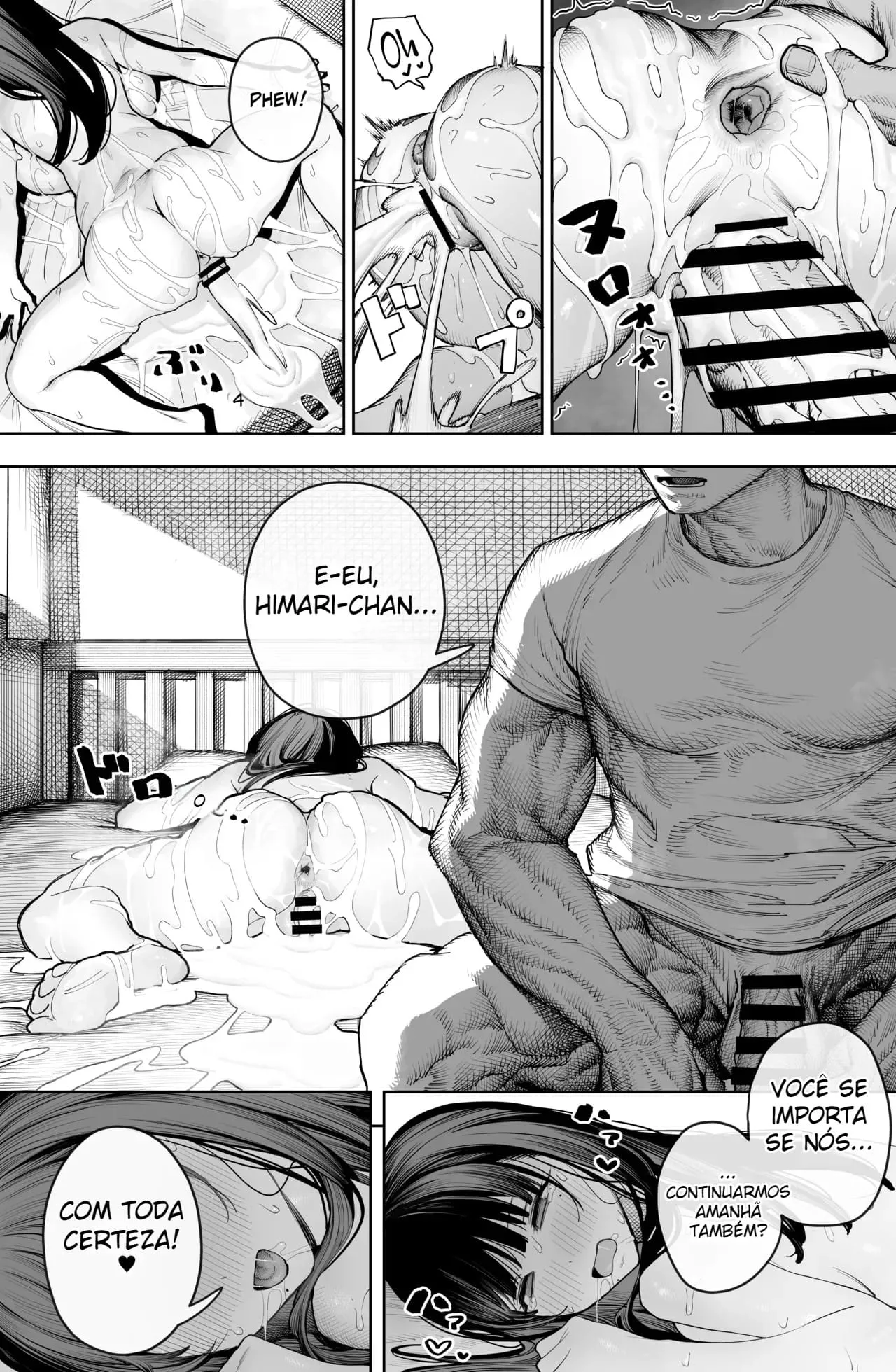 Dekachin no Tairyou Shasei de Botebara Anal Sex