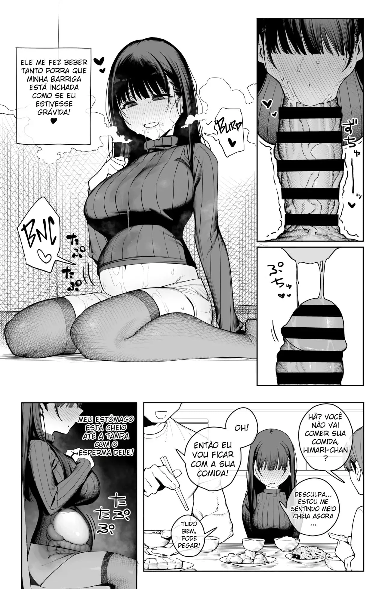 Dekachin no Tairyou Shasei de Botebara Anal Sex