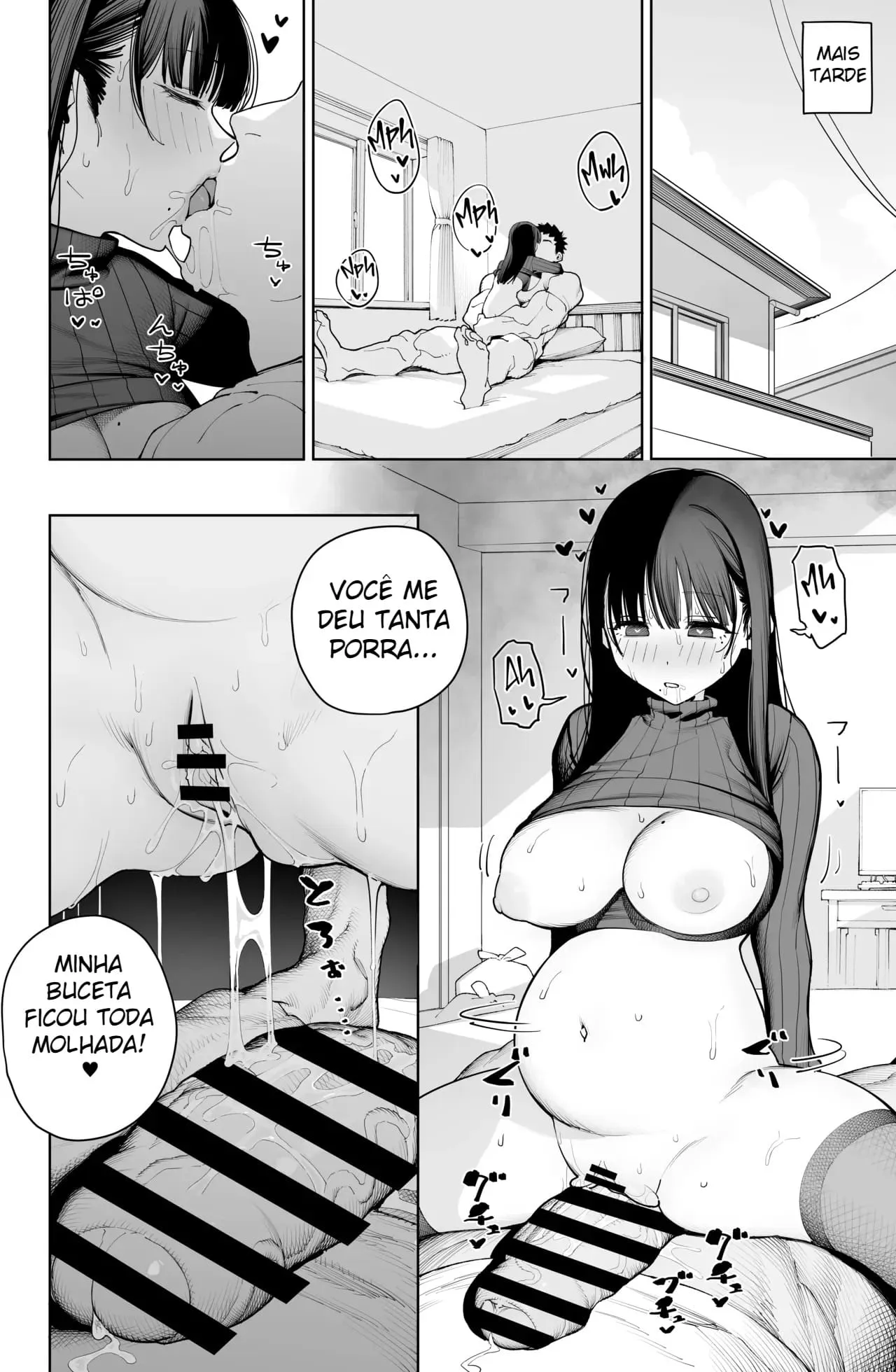 Dekachin no Tairyou Shasei de Botebara Anal Sex