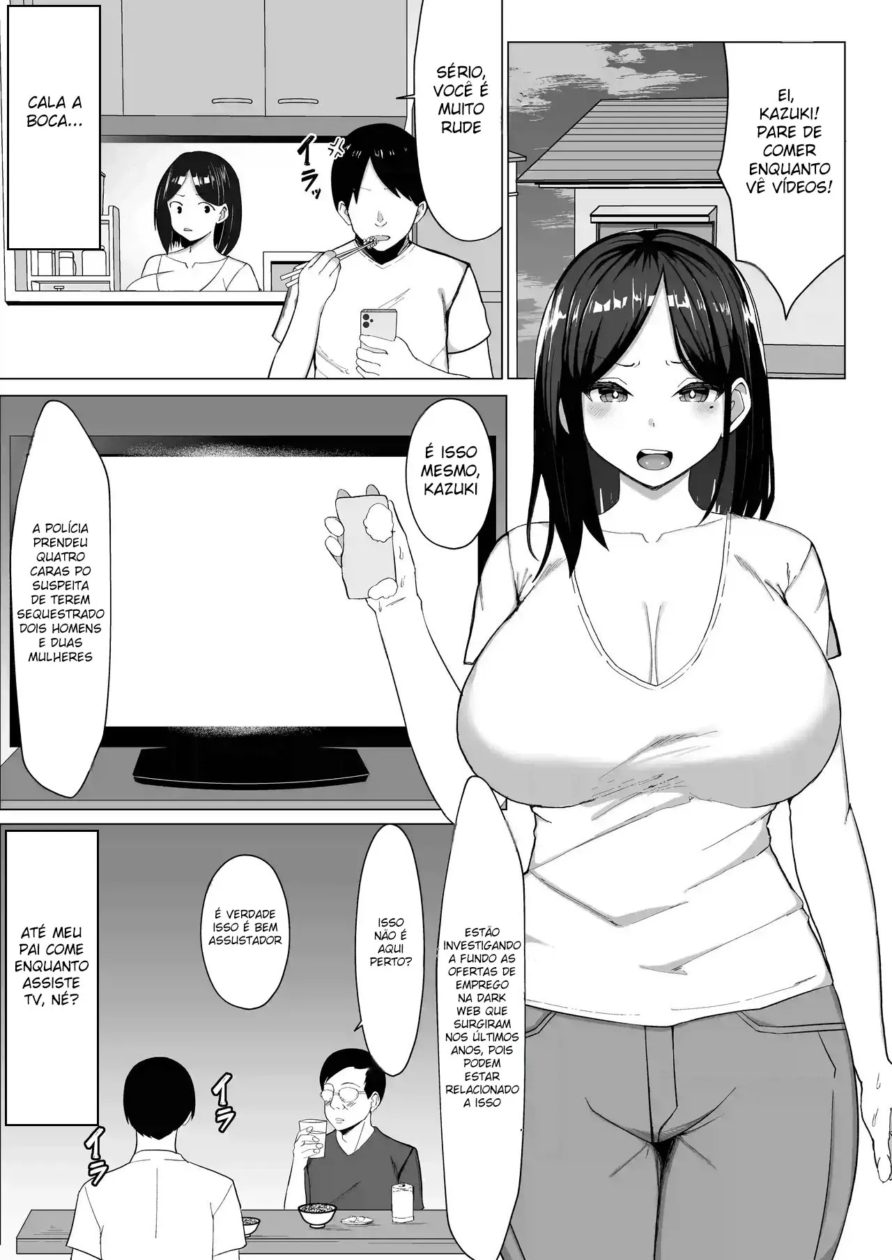 Kaa-chan to Sex Shinai to Derarenai Heya ~Kuchiurusai Haha to Hankouki no Ore~