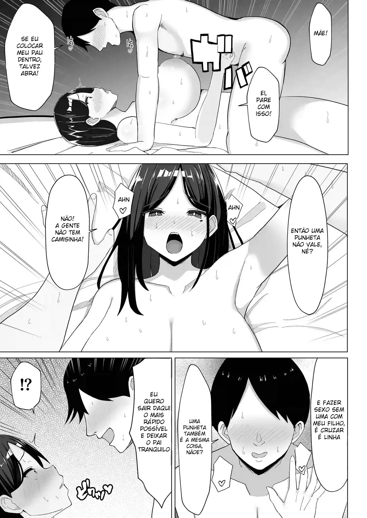 Kaa-chan to Sex Shinai to Derarenai Heya ~Kuchiurusai Haha to Hankouki no Ore~
