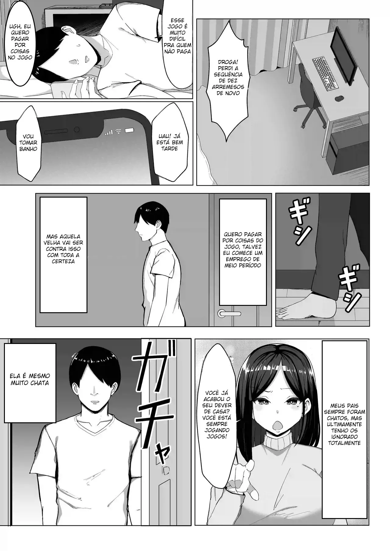 Kaa-chan to Sex Shinai to Derarenai Heya ~Kuchiurusai Haha to Hankouki no Ore~