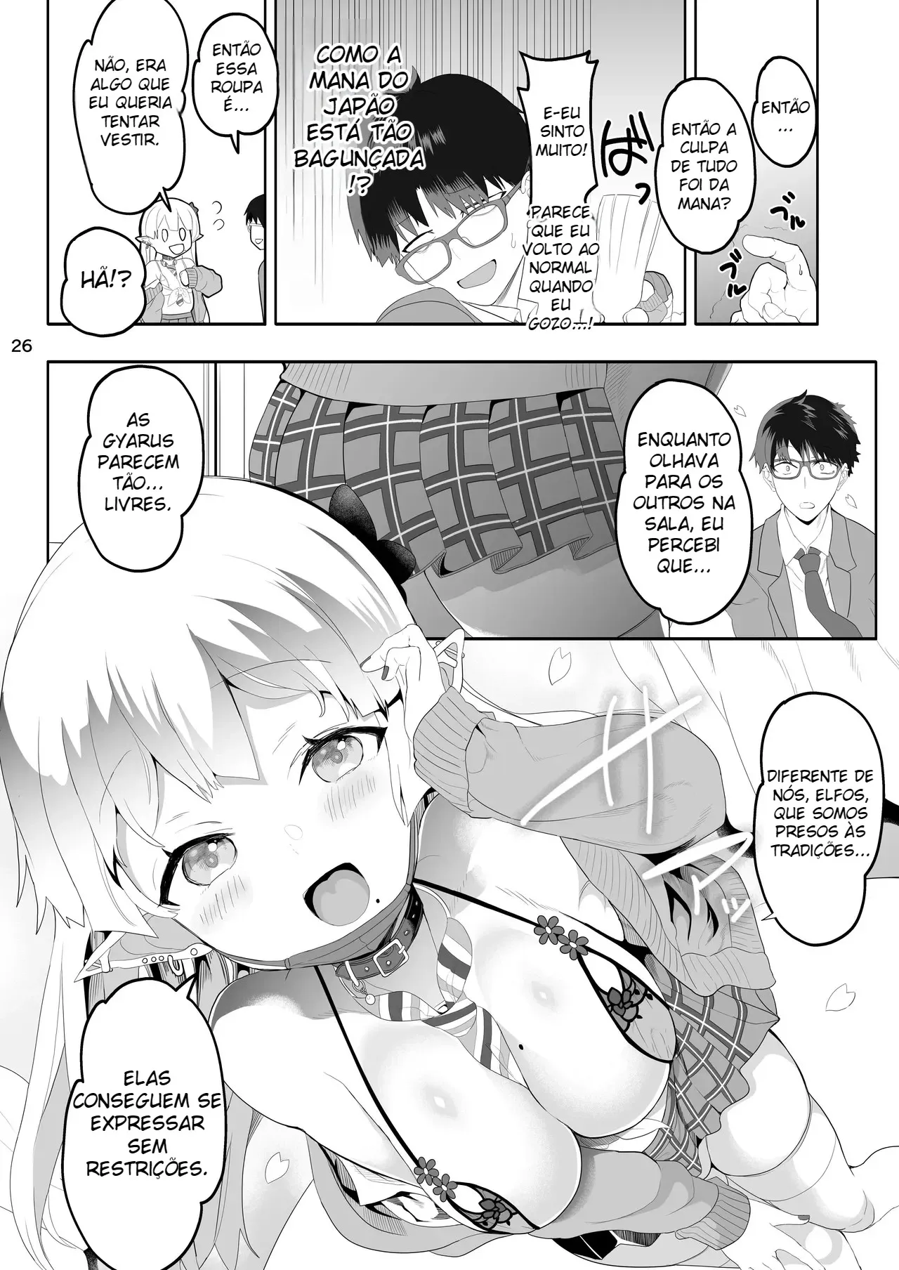 Kanzen ni Gal Ochi Shita Ryuugakusei Elf no Shidouhou