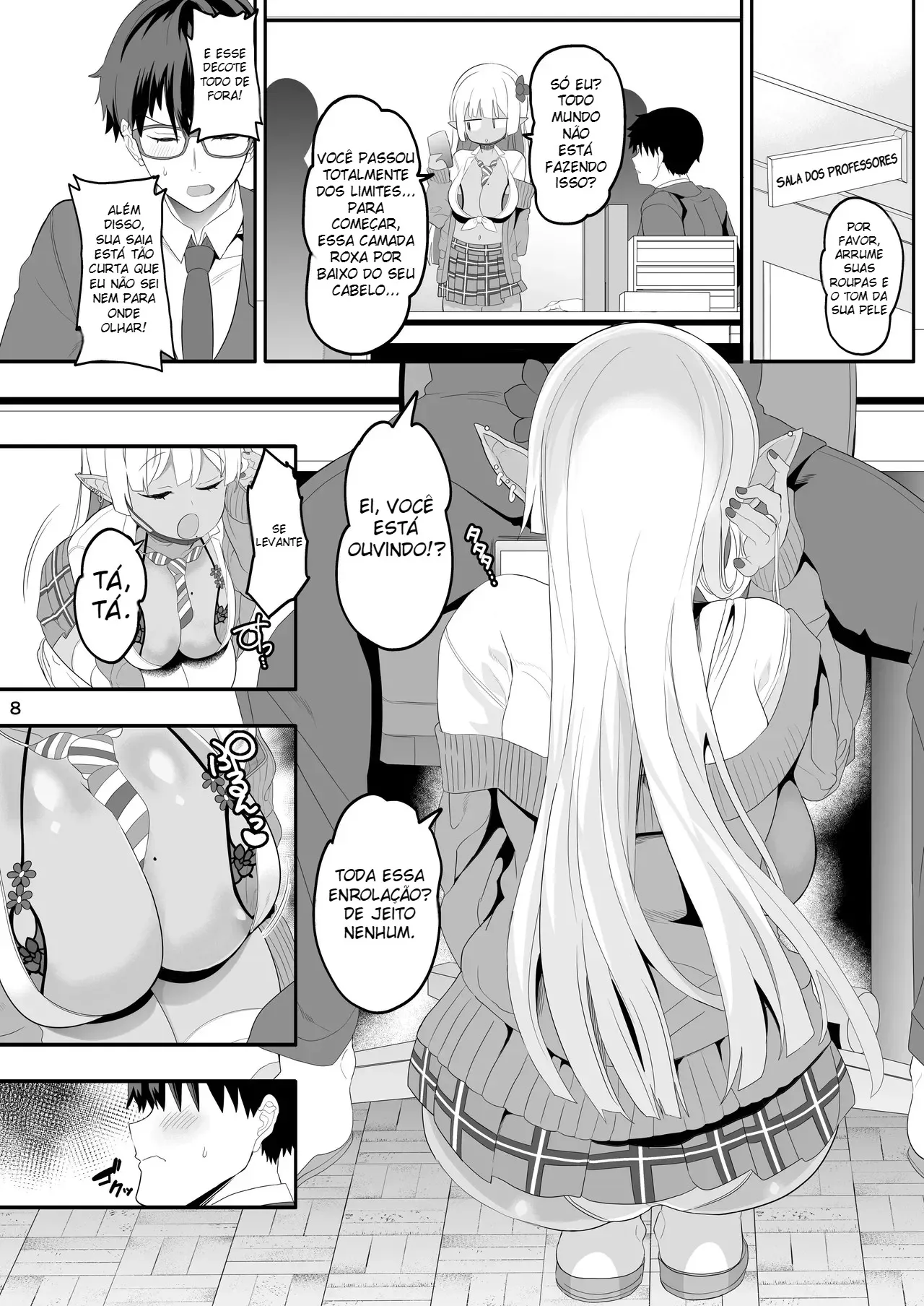 Kanzen ni Gal Ochi Shita Ryuugakusei Elf no Shidouhou