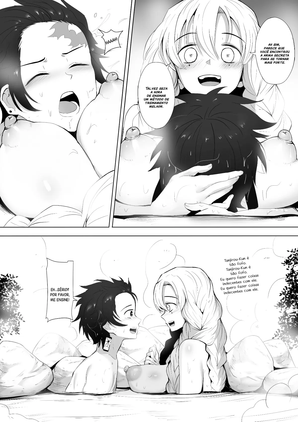 Koibashira no Onee-san to Issho ni Shugyou Shiyou (Hentai Kimetsu no Yaiba)