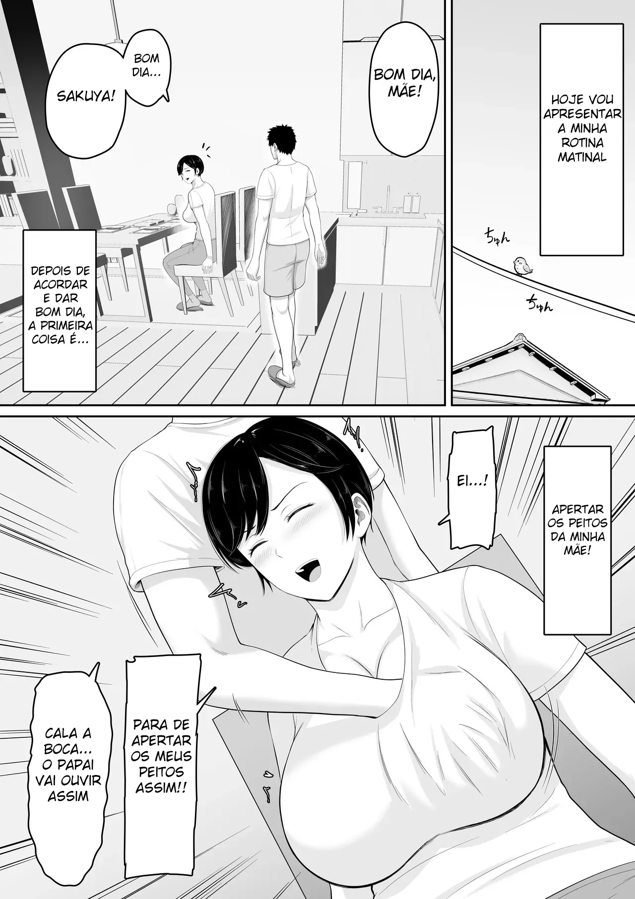 Sexless no Kyonyuu Haha ni Nori de Kisaseta Mizugi ga Erosugita node Chichi no Kawari ni Chinpo Iretara Mainichi Nori de Nakadashi Sasetekureru You ni Natta Hanashi