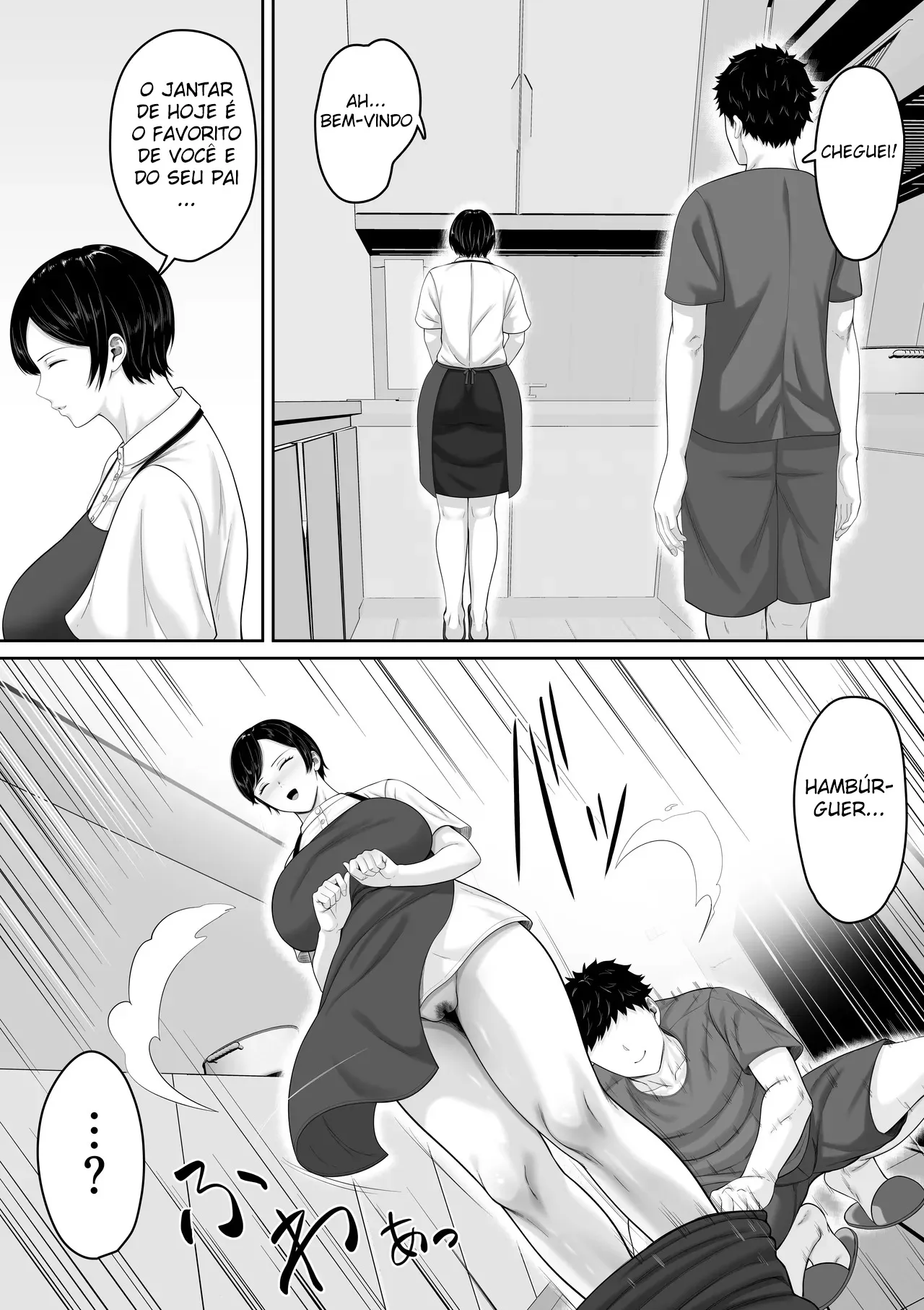Sexless no Kyonyuu Haha ni Nori de Kisaseta Mizugi ga Erosugita node Chichi no Kawari ni Chinpo Iretara Mainichi Nori de Nakadashi Sasetekureru You ni Natta Hanashi