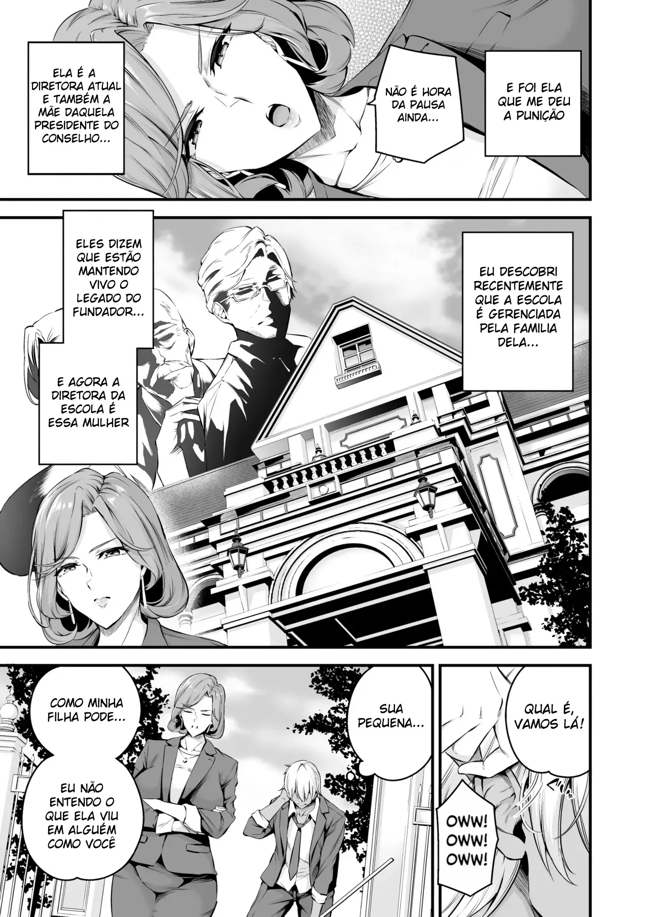 Shiramine Gakuen no Mesubuta Rijichou Zenpen