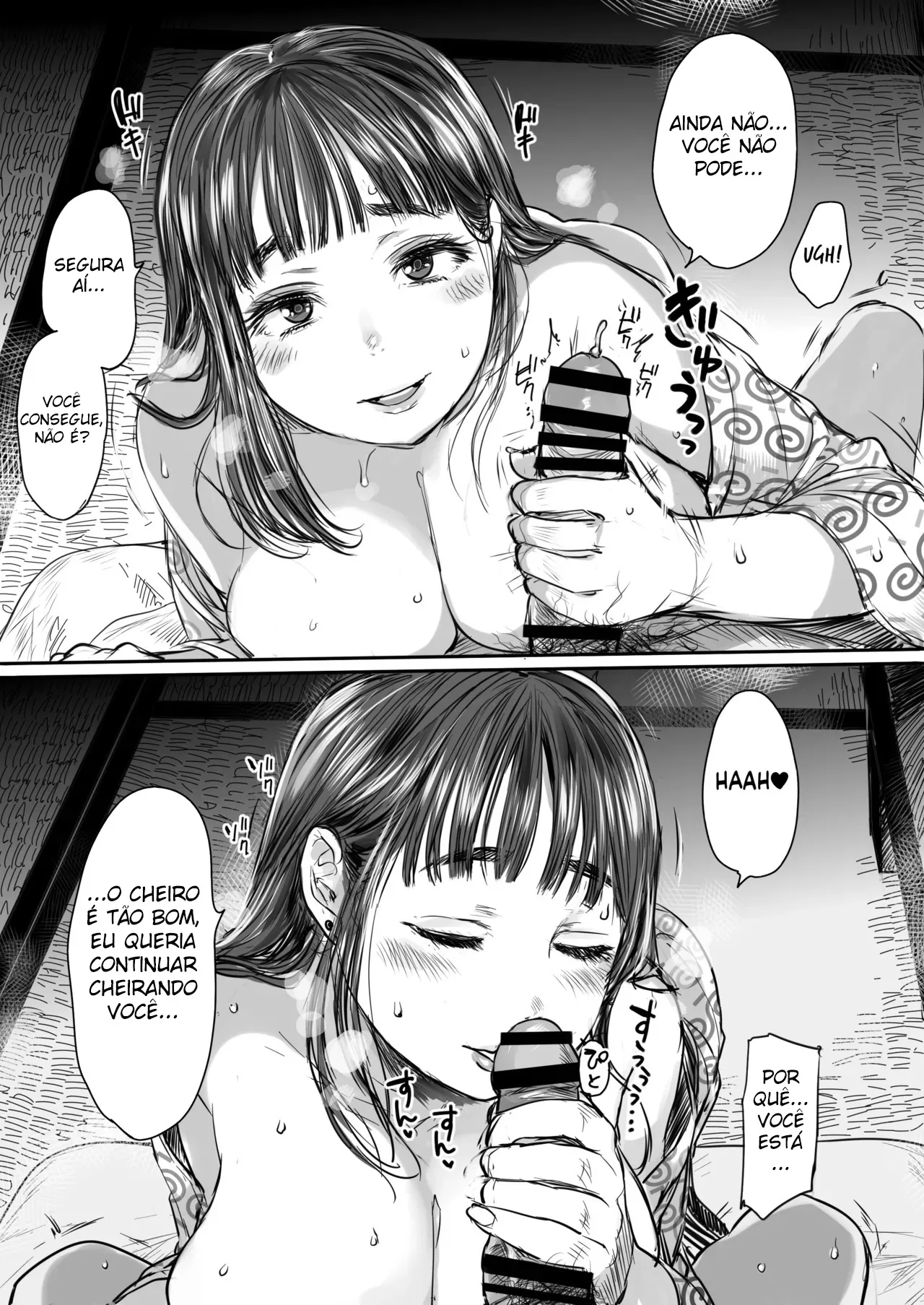 Shucchou, Kouhai to Aibeya. Yukishi Nure Hada ni Shiboritsukusareta Yoru
