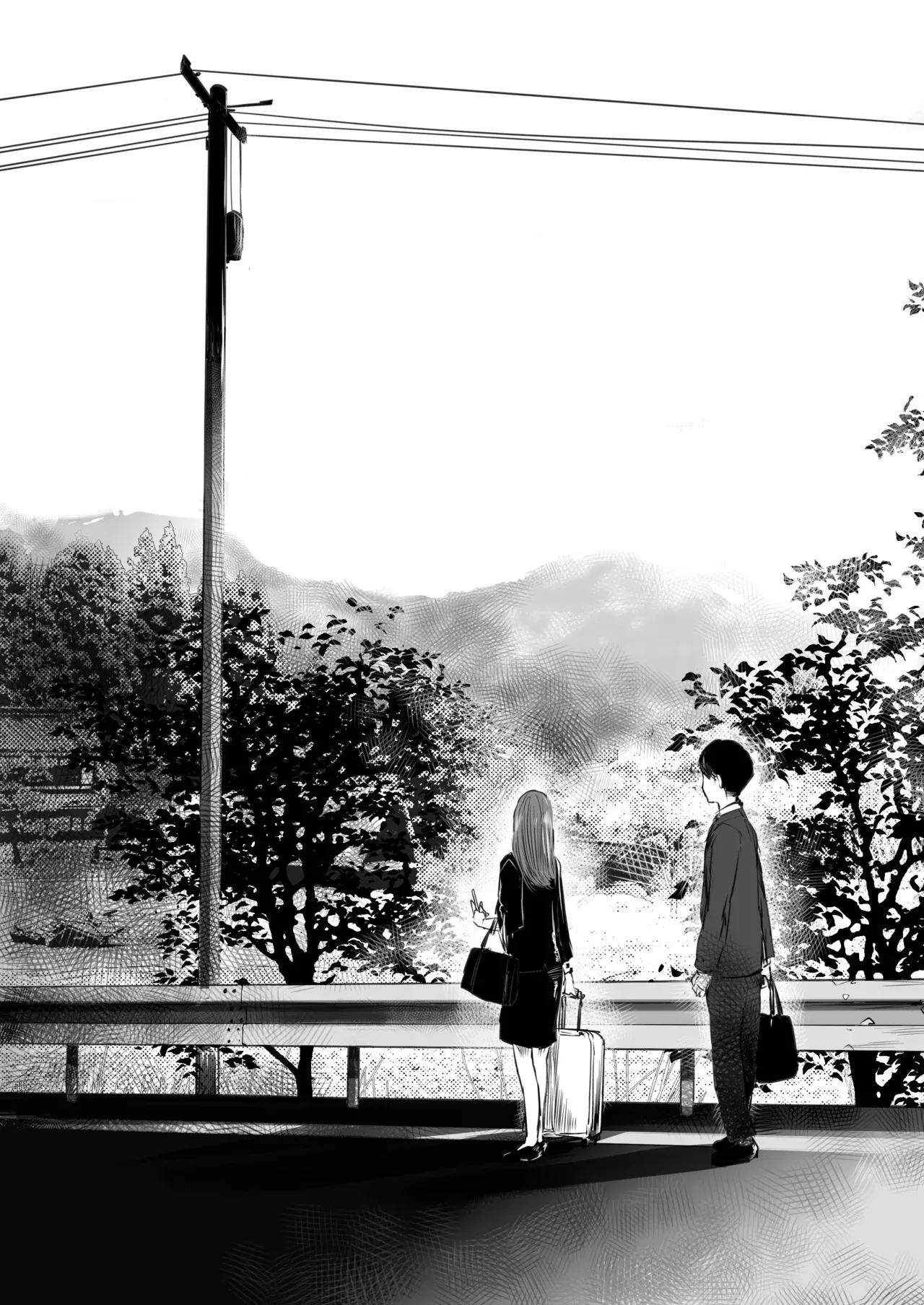 Shucchou, Kouhai to Aibeya. Yukishi Nure Hada ni Shiboritsukusareta Yoru