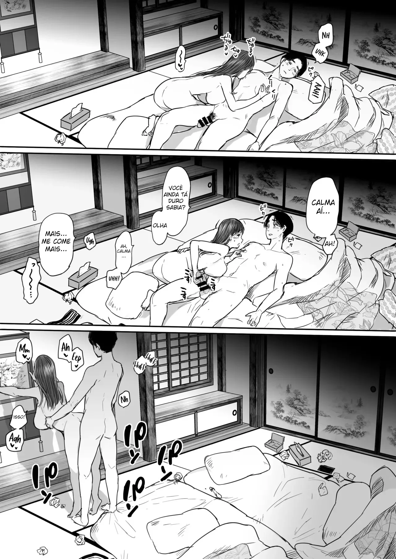 Shucchou, Kouhai to Aibeya. Yukishi Nure Hada ni Shiboritsukusareta Yoru