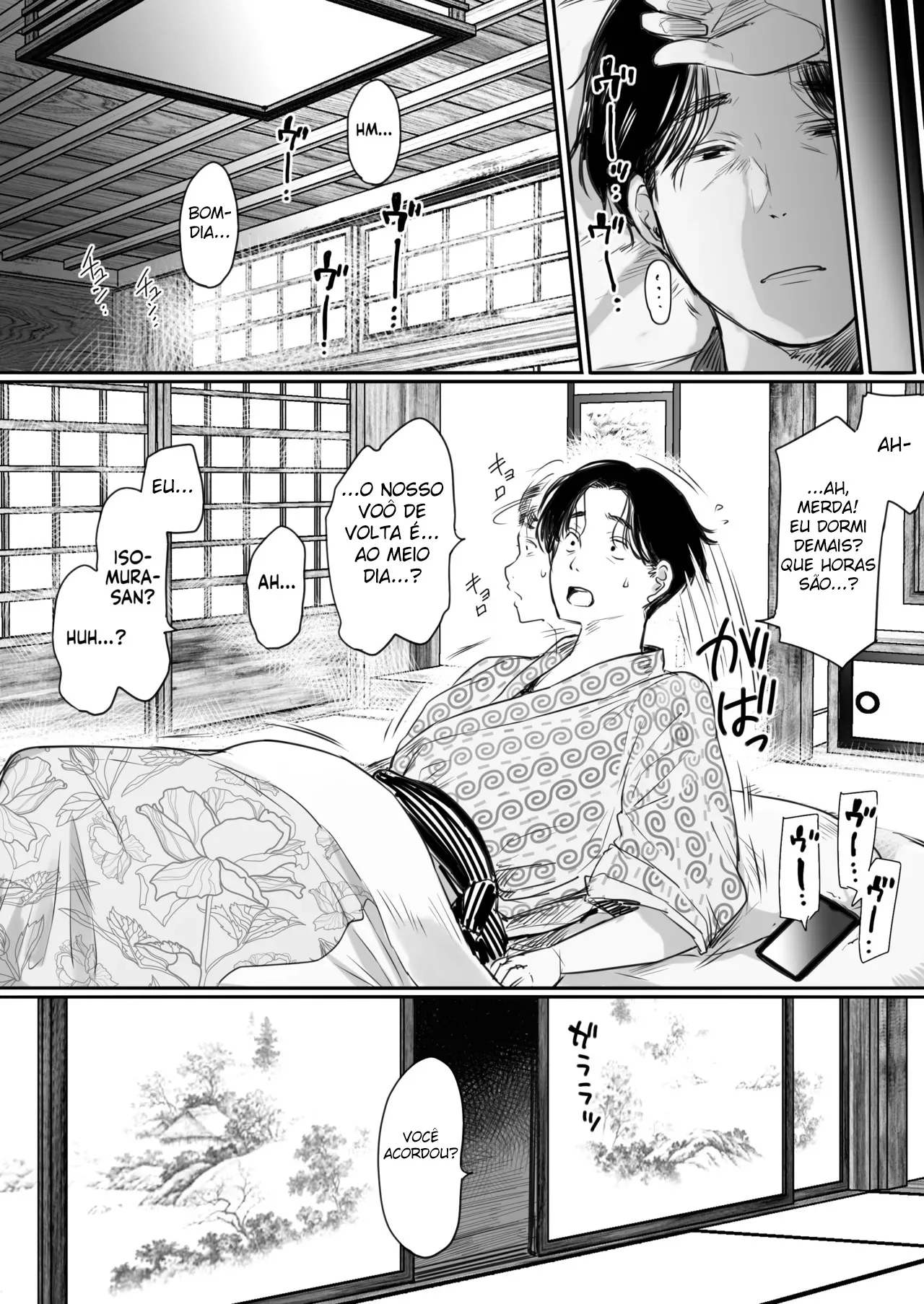 Shucchou, Kouhai to Aibeya. Yukishi Nure Hada ni Shiboritsukusareta Yoru