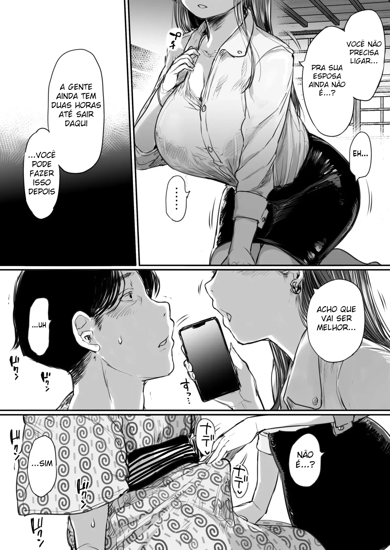 Shucchou, Kouhai to Aibeya. Yukishi Nure Hada ni Shiboritsukusareta Yoru