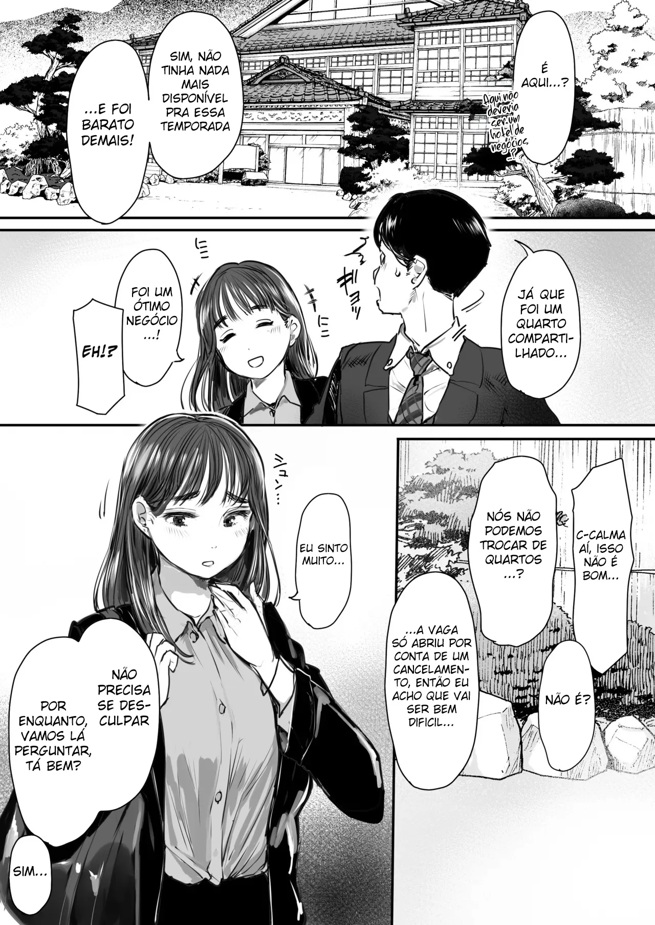Shucchou, Kouhai to Aibeya. Yukishi Nure Hada ni Shiboritsukusareta Yoru
